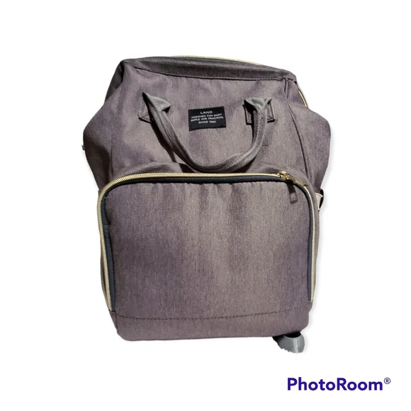 Land Diaper Bag Backpack Gray Gently Used Land Diaper Bags for sale | eBay main image 3
